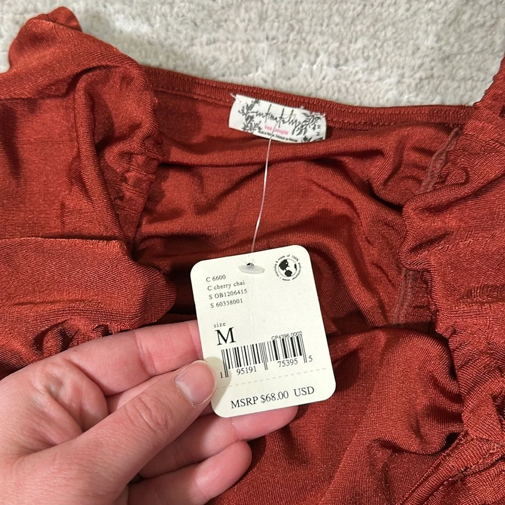 Free People Meant To Be Ruched Bodysuit